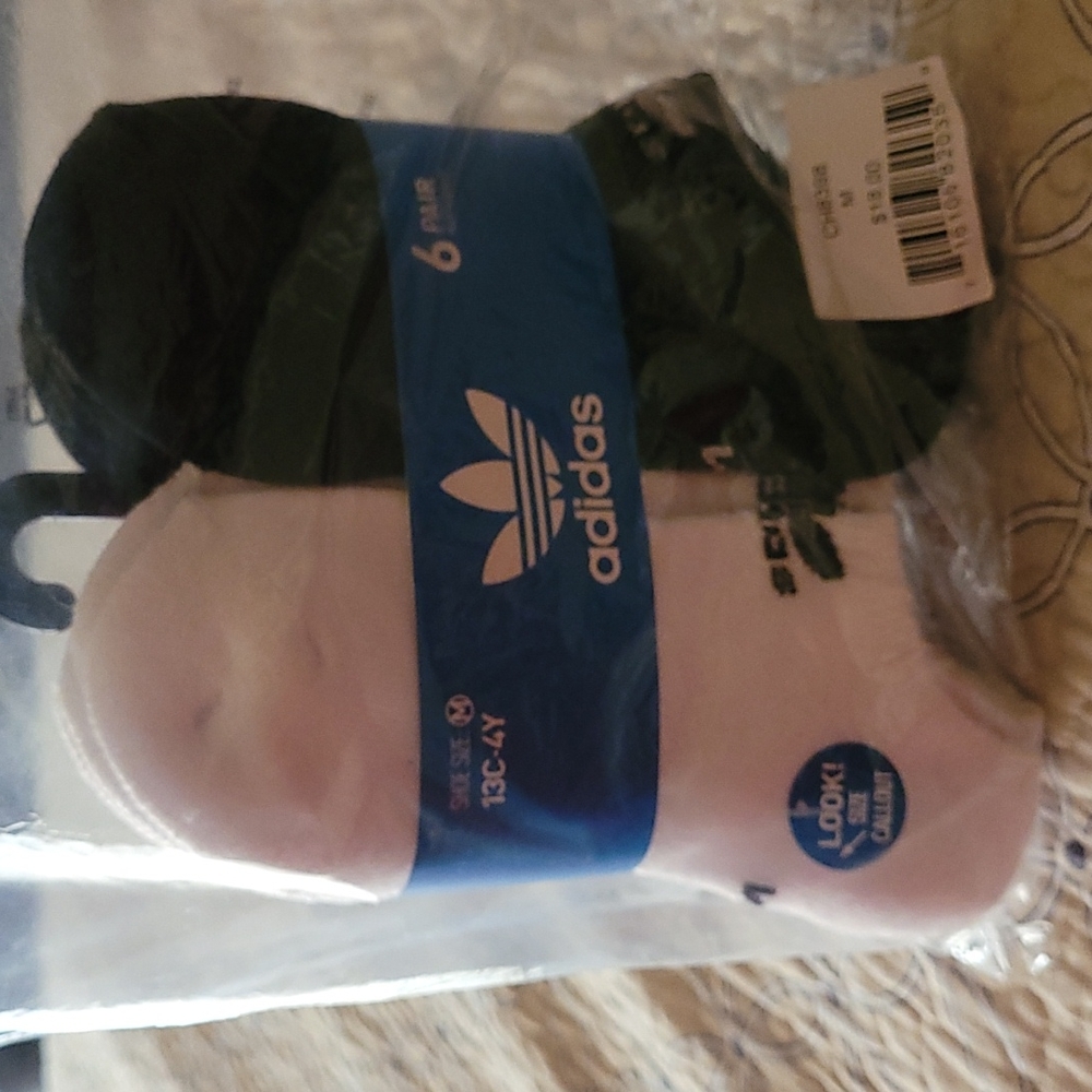 NWT Adidas Kids Ankle Socks